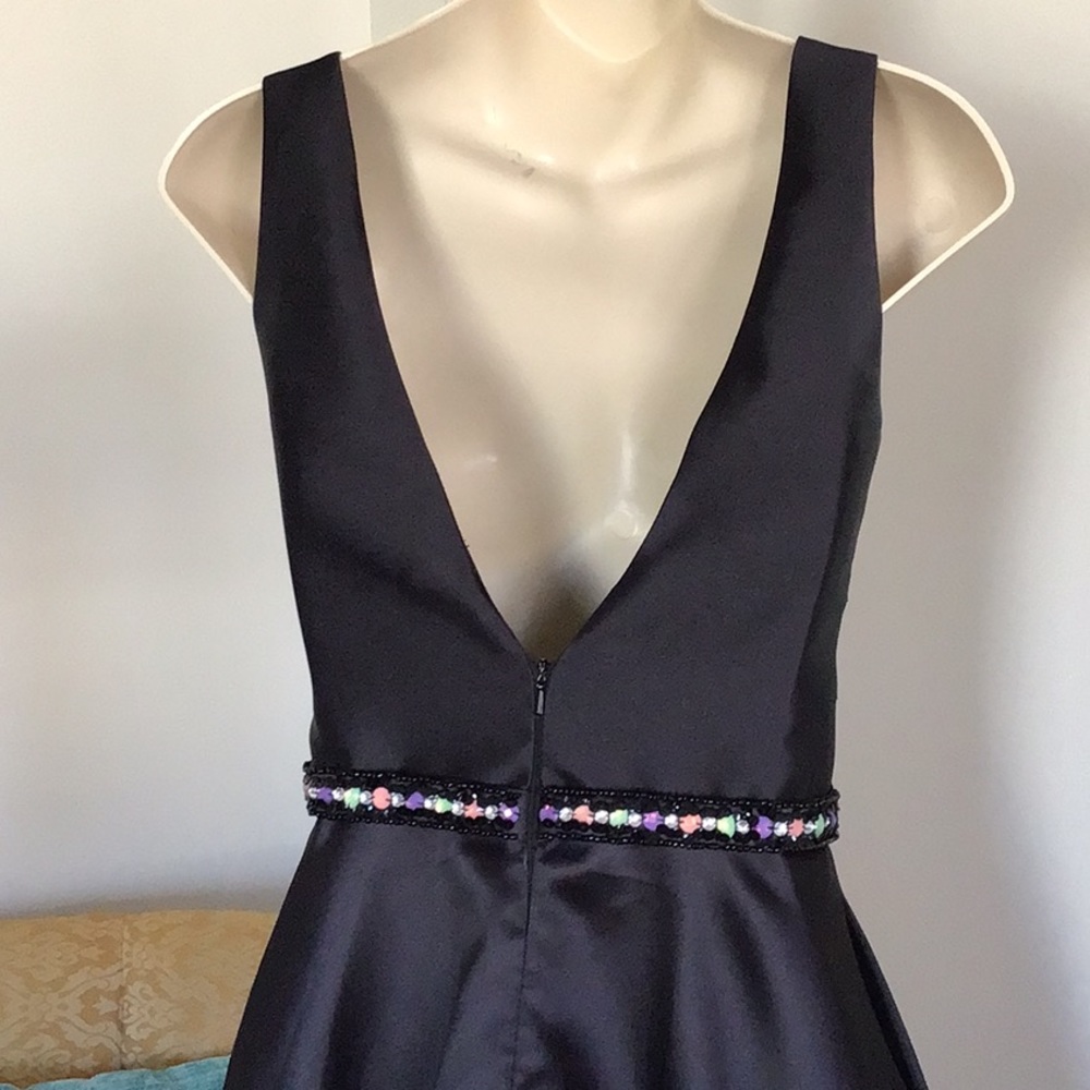 Black with flowers ballgown. - Picture 4 of 6
